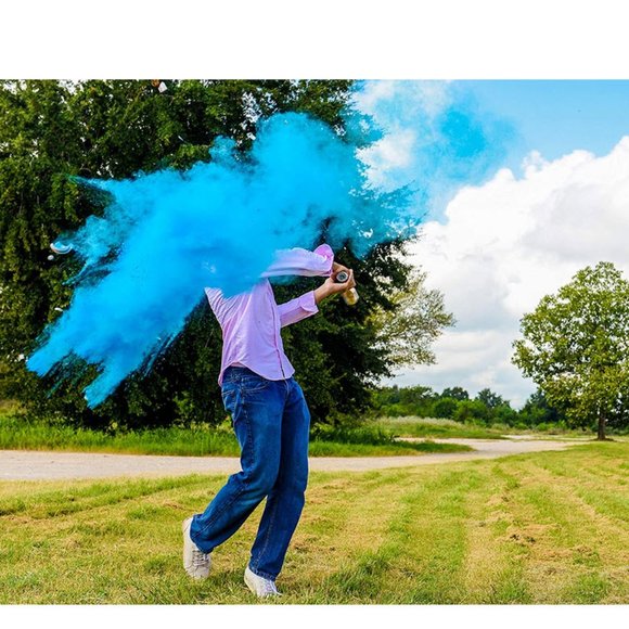 Gender Reveal Baseballs 2-Pack with Pink & Blue Powder for  Two Gender Reveal Baseballs set